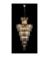 Delmar 81cm Tall Pendant 27 Light E14 Polished Nickel/Smoke Glass Item Weight: 35kg-3