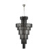Delmar 81cm Tall Pendant 27 Light E14 Polished Nickel/Smoke Glass Item Weight: 35kg-4