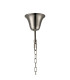 Delmar 81cm Tall Pendant 27 Light E14 Polished Nickel/Smoke Glass Item Weight: 35kg-5