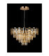 Delmar 61cm Pendant 10 Light E14 French Gold/Champagne Glass-3