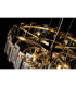 Delmar 61cm Pendant 10 Light E14 French Gold/Champagne Glass-13