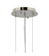 Delmar 61cm Pendant 10 Light E14 Polished Nickel/Champagne Glass-5