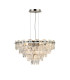 Delmar 61cm Pendant 10 Light E14 Polished Nickel/Clear Glass-1