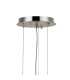 Delmar 61cm Pendant 10 Light E14 Polished Nickel/Clear Glass-5
