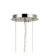 Delmar 61cm Pendant 10 Light E14 Polished Nickel/Smoke Glass-5