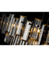 Delmar 61cm Pendant 10 Light E14 Polished Nickel/Smoke Glass-16