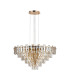 Delmar 81cm Pendant 13 Light E14 French Gold/Champagne Glass Item Weight: 15.6kg-4