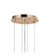 Delmar 81cm Pendant 13 Light E14 French Gold/Champagne Glass Item Weight: 15.6kg-5
