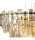 Delmar 81cm Pendant 13 Light E14 French Gold/Champagne Glass Item Weight: 15.6kg-6