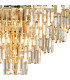 Delmar 81cm Pendant 13 Light E14 French Gold/Champagne Glass Item Weight: 15.6kg-7