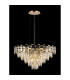 Delmar 81cm Pendant 13 Light E14 French Gold/Clear Glass Item Weight: 15.6kg-3
