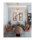 Delmar 81cm Pendant 13 Light E14 French Gold/Clear Glass Item Weight: 15.6kg-4