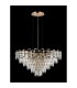 Delmar 81cm Pendant 13 Light E14 French Gold/Clear Glass Item Weight: 15.6kg-10