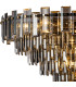 Delmar 81cm Pendant 13 Light E14 French Gold/Smoke Glass Item Weight: 15.6kg-6