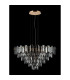 Delmar 81cm Pendant 13 Light E14 French Gold/Smoke Glass Item Weight: 15.6kg-8