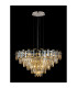 Delmar 81cm Pendant 13 Light E14 Polished Nickel/Champagne Glass Item Weight: 15.6kg-3
