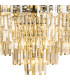 Delmar 81cm Pendant 13 Light E14 Polished Nickel/Champagne Glass Item Weight: 15.6kg-7
