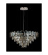 Delmar 81cm Pendant 13 Light E14 Polished Nickel/Champagne Glass Item Weight: 15.6kg-8