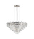 Delmar 81cm Pendant 13 Light E14 Polished Nickel/Clear Glass Item Weight: 15.6kg-4