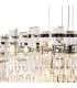 Delmar 81cm Pendant 13 Light E14 Polished Nickel/Clear Glass Item Weight: 15.6kg-6