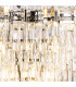Delmar 81cm Pendant 13 Light E14 Polished Nickel/Clear Glass Item Weight: 15.6kg-7