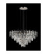 Delmar 81cm Pendant 13 Light E14 Polished Nickel/Clear Glass Item Weight: 15.6kg-9