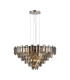 Delmar 81cm Pendant 13 Light E14 Polished Nickel/Smoke Glass Item Weight: 15.6kg-1