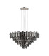 Delmar 81cm Pendant 13 Light E14 Polished Nickel/Smoke Glass Item Weight: 15.6kg-4