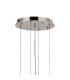 Delmar 81cm Pendant 13 Light E14 Polished Nickel/Smoke Glass Item Weight: 15.6kg-5