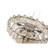 Delmar 41cm Pendant 6 Light E14 Polished Nickel/Champagne Glass-11