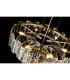 Delmar 41cm Pendant 6 Light E14 Polished Nickel/Champagne Glass-14