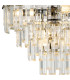 Delmar 41cm Pendant 6 Light E14 Polished Nickel/Clear Glass-5