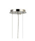 Delmar 41cm Pendant 6 Light E14 Polished Nickel/Smoke Glass-5