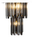 Delmar 41cm Tall Pendant 9 Light E14 French Gold/Smoke Glass-8
