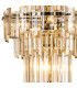 Delmar 41cm Tall Pendant 9 Light E14 Polished Nickel/Champagne Glass-7