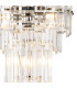 Delmar 41cm Tall Pendant 9 Light E14 Polished Nickel/Clear Glass-6