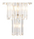 Delmar 41cm Tall Pendant 9 Light E14 Polished Nickel/Clear Glass-7