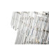 Delmar 41cm Tall Pendant 9 Light E14 Polished Nickel/Clear Glass-8