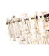 Delmar 41cm Tall Pendant 9 Light E14 Polished Nickel/Clear Glass-9
