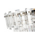 Delmar 41cm Tall Pendant 9 Light E14 Polished Nickel/Clear Glass-10