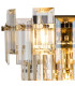 Delmar Wall Lamp 2 Light E14 French Gold/Champagne Glass-5