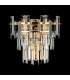 Delmar Wall Lamp 2 Light E14 French Gold/Clear Glass-7