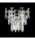 Delmar Wall Lamp 2 Light E14 Polished Nickel/Clear Glass-7