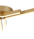 Essex 53cm 3 Arm Flush Ceiling 24W LED 3000K 700lm Painted Gold -6