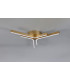 Essex 53cm 3 Arm Flush Ceiling 24W LED 3000K 700lm Painted Gold -7