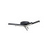 Essex 53cm 3 Arm Flush Ceiling 24W LED 4000K 700lm Sand Black -1