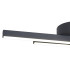Essex 53cm 3 Arm Flush Ceiling 24W LED 4000K 700lm Sand Black -5
