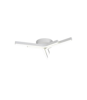 Essex 53cm 3 Arm Flush Ceiling 24W LED 4000K 700lm Sand White -1
