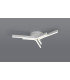 Essex 53cm 3 Arm Flush Ceiling 24W LED 4000K 700lm Sand White -3