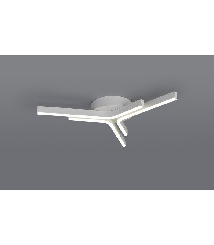 Essex 53cm 3 Arm Flush Ceiling 24W LED 4000K 700lm Sand White -3